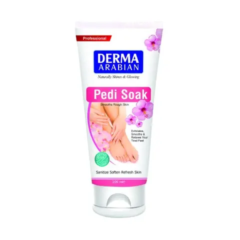 Derma Arabian Whitening Exfoliating Pedi Soak Tube 200ml - Unveil Smooth and Radiant Feet