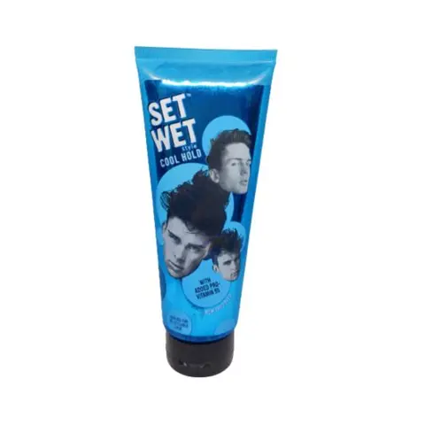 Set Wet Style Vertical Hold Hair Gel - Achieve a Sleek Spray Look with Confidence